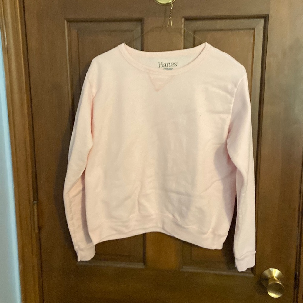 Pale pink sweatshirt